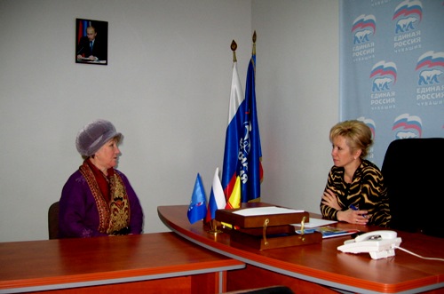 Председатель Республиканского совета женщин Ольга Зайцева провела приёма граждан по личным вопросам